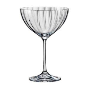 Шампанское блюдце 340мл Виола Оптика, Crystalex [6]