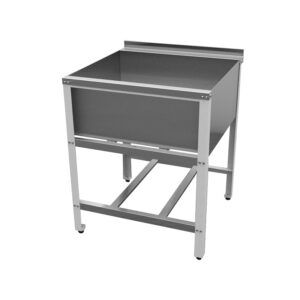 Ванна моечная односекц. 700*700*850 мм.(мойка сварная 700*550*300 мм) разборная конструкция, нерж. /1/