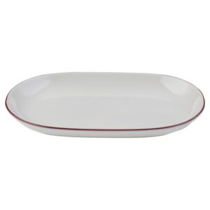 Modest Maroon Блюдо овальное 37см ID Fine [6]