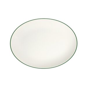 Modest Green Тарелка овальная 33см ID Fine [6]