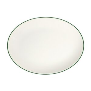 Modest Green Тарелка овальная 36см ID Fine [6]