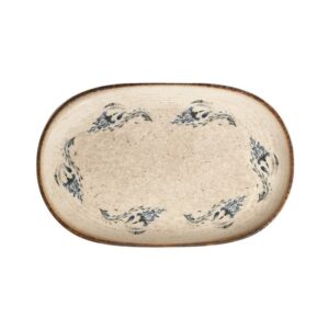 Voyage Navy Блюдо овальное 23см ID Fine [12]