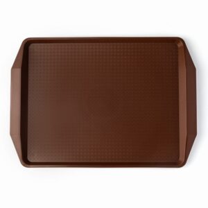 Поднос 42*30 см. темно-коричневый поверхность классик (167) MGprof /1/10/