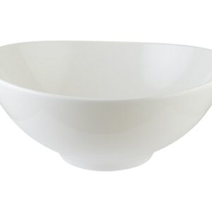 Салатник d=250 мм. 2100 мл. h=105 мм. Белый, форма Агора Bonna /1/3/162/