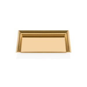 Блюдо прямоугольное 22,6*15,2см, золото, Narin