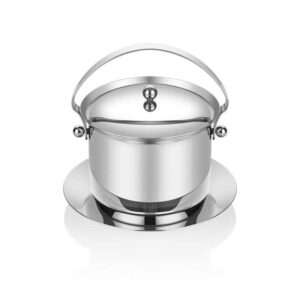 Ведро для льда на тарелке 13,5см, H10,5см, Narin