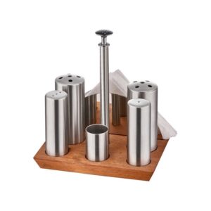 Набор соль/перец (6 предметов) 13,5*17см на подставке, Narin