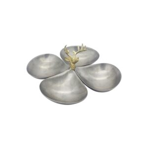 Емкость для закусок Олень 17,5*17,5см, ретро, Narin