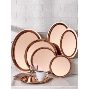 Блюдо овальное 26*19см, медь, Narin