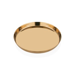 Тарелка с бортом 15см, золото, Narin