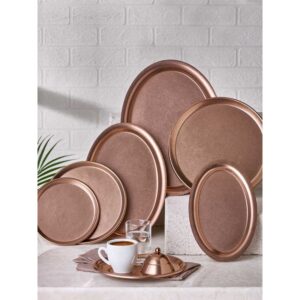 Блюдо овальное 21,7*14,5см, ретро медь, Narin