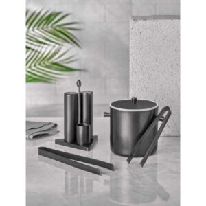 Ведро для льда 13,5см, H11см, ретро черный, Narin