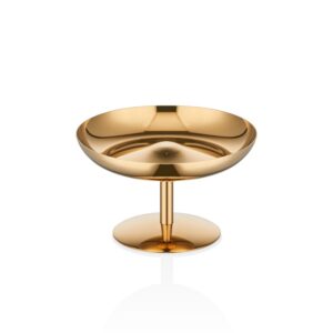 Емкость для закусок 13см, H7,5см, золото, Narin