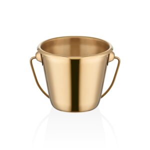 Ведро для подачи 10см, H8,5см, золото, Narin