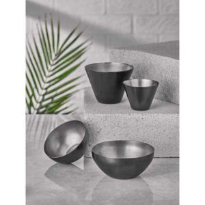 Соусник 6,5см, H5см, ретро черный, Narin