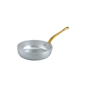 Мини сковорода для подачи 14см, ручка латунь, Ottinetti