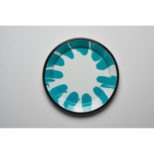 Тарелка 24,5*2,5см, бирюзовый, A Little Color, Kapka