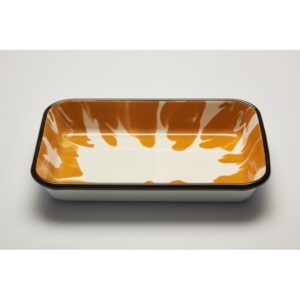 Блюдо прямоугольное 26*18*4см, желтый, A Little Color, Kapka