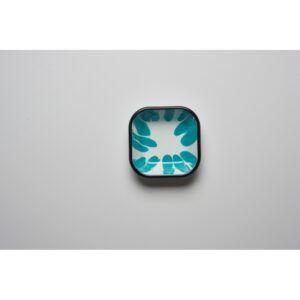 Блюдо квадратное 11*11*3см, бирюзовый, A Little Color, Kapka