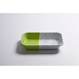 Блюдо прямоугольное 21*14*3,7см, зеленый, Mind-Pop, Kapka