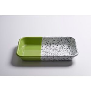 Блюдо прямоугольное 26*18*4см, зеленый, Mind-Pop, Kapka