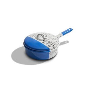 Сковорода с крышкой 16см, 950мл, синий, Mind-Pop, Kapka