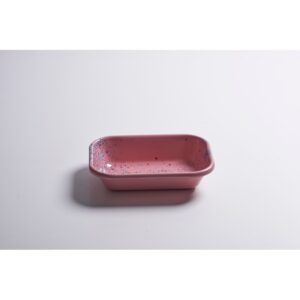 Блюдо прямоугольное 16*11*3,5см, розовый, Flow Fest, Kapka