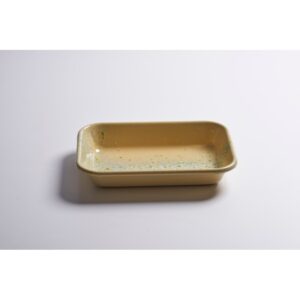 Блюдо прямоугольное 21*14*3,7см, желтый, Flow Fest, Kapka