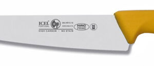 Нож поварской 300/430 мм. Шеф желтый антибактер. ручка HoReCa Icel /1/6/