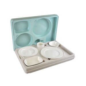 Термоподнос 542*387*120 мм. на 5 предметов с крышкой (-40°C до +110°C) п/п Tribeca /1/3/