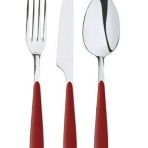 Вилка столовая Мастер 18/0  2 мм 19,5 см. красный Abert /12/