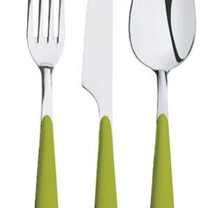 Вилка столовая Мастер 18/0  2 мм 19,5 см. зеленый Abert /12/