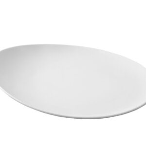 Тарелка d=290 мм. без полей с приподнятым краем Белый Ариан /1/12/