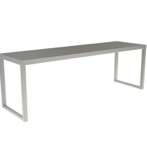 Полка настольная 1-ярусная сплошная 1400*400*400 нерж. /1/