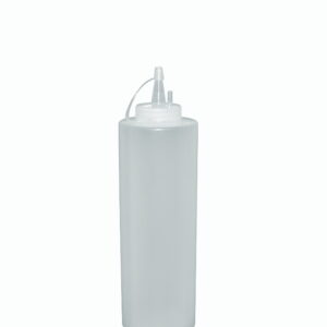 Емкость для соуса  250 мл. d=52 мм. h=175 мм. с крышкой прозрачная MGprof /1/40/