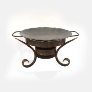 Набор для подачи Саджа сковорода d=35см. углерод.сталь+подставка h=17 см. Шелковый Путь /1/