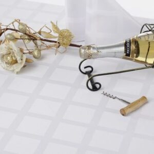 Скатерть 145*250 см. белая клетка /3/ Под заказ