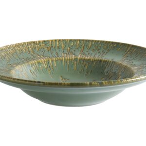 Тарелка d=270 мм. глубокая 450 мл. h=56 мм. Снэл Зеленый чай, форма Гурмэ Bonna /1/6/408