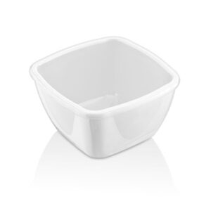 Соусник 100 мл. 70*70 мм. h=35 мм. квадратный, поликарбонат, белый GP /1/250/