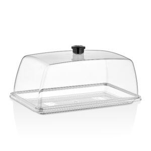 Поднос для подачи GN 1/3 32,5*16,7 см. поликарбонат, прозрачный (крышка 76830) GP /1/36/