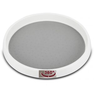 Поднос для подачи прорезиненный d=25 см. h=3,3 см. п/п, вращающийся /1/40/