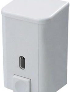 Дозатор для жидкого мыла 0,5 л. белый пластик. /1/