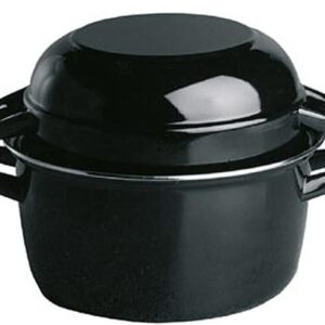 Кастрюля  0,8 л. нерж. d=13,5 см. h=15 см. для мидий черная APS /1/6/