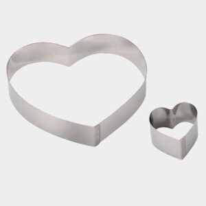 Форма кондитерская "Сердце" d=20 см. h=4 см. нерж. De Buyer  /1/