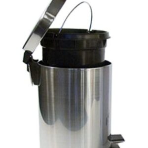 Ведро педальное  5 л. нерж. /1/12/