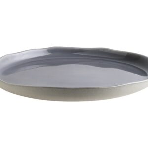 Тарелка d=190 мм. Серый, форма Крас волнистый край Bonna /1/6/