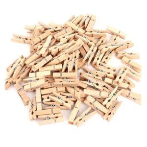 Прищепка-мини для бокала дерево 2,5 см. светлая 100 шт/уп /1/