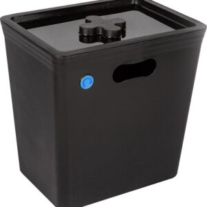 Бак для мусора 20 л. 24,5*33,5*33,3 см. серый /1/5/