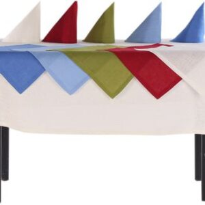 Салфетка 47*47 см. лен 100% белая /3/ Под заказ