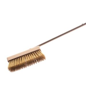 Щетка для печи 120 см. 20*6,6 см. неповоротная, с медной щетиной h=4,5 см., ручка нерж. Gimetal /1/